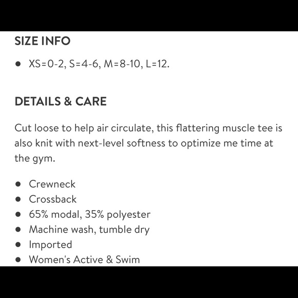 NWT Free People Cross Train Tank Peach M/8-10 - Picture 7 of 7